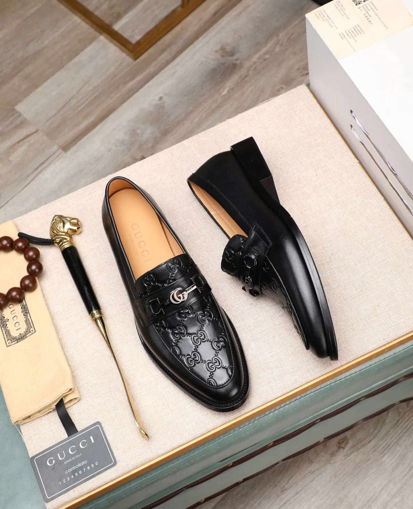 Men's shoes 💰520 📛📛Original (water-dyed cow lining) GUCCI official website formal shoes🌀 Italian 🇮🇹Imported cowhide➕Top imported water-dyed cowhide lining💋Finely handmade Original bottom, the real thing looks better when photographed in person Standard size 38-44